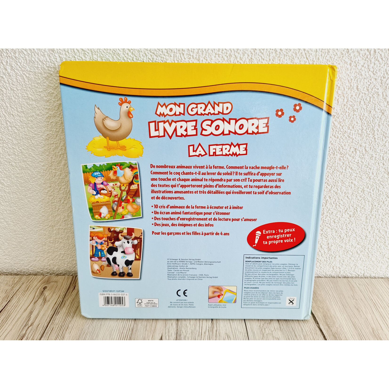 Hachette Jeunesse Livre sonore - La ferme