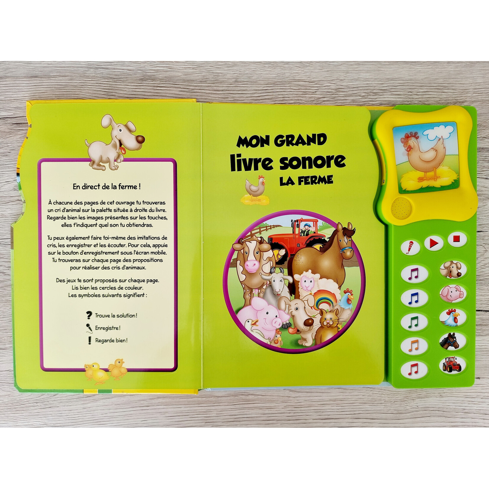 Hachette Jeunesse Livre sonore - La ferme