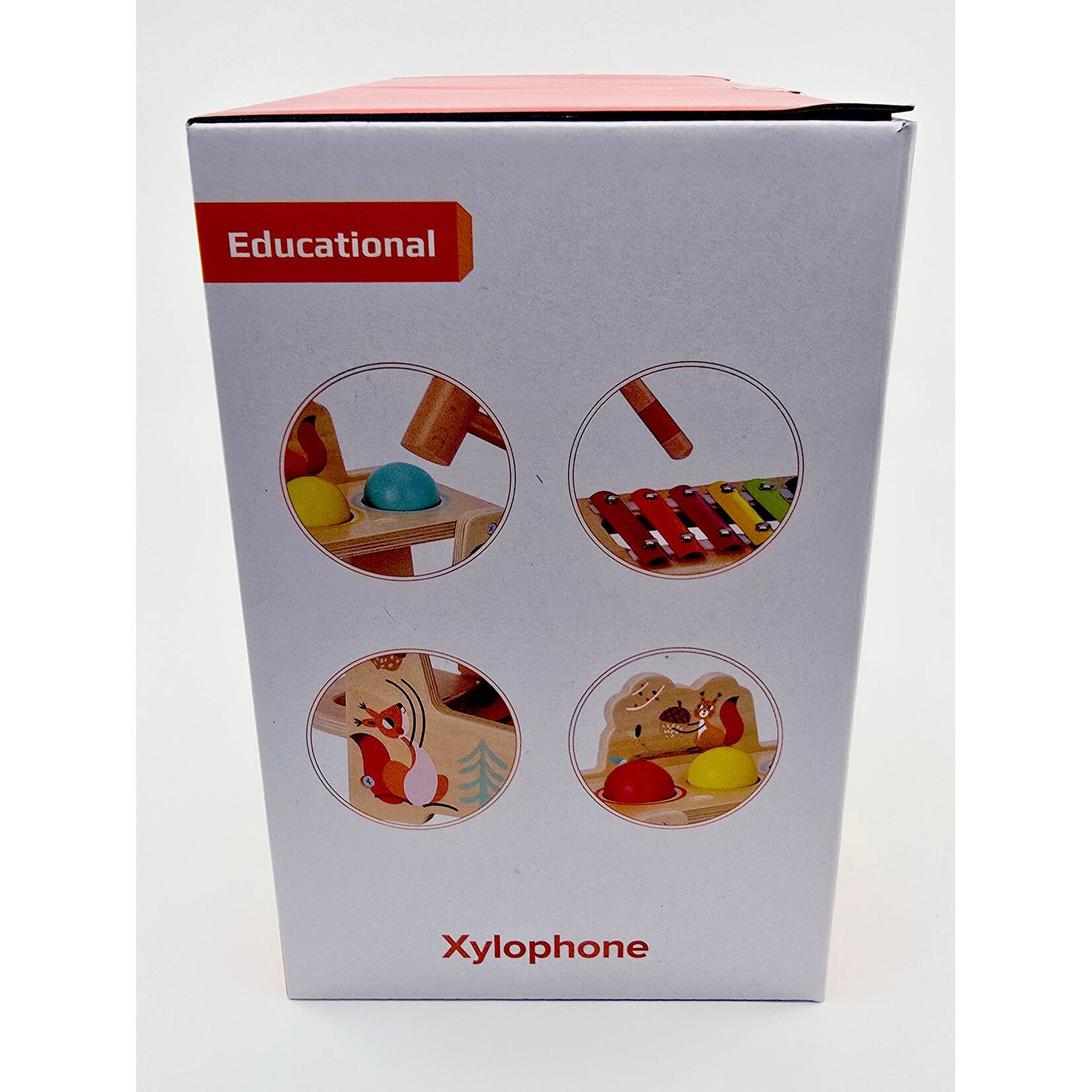 Jouet musical en bois – Xylophone & jeu à marteler