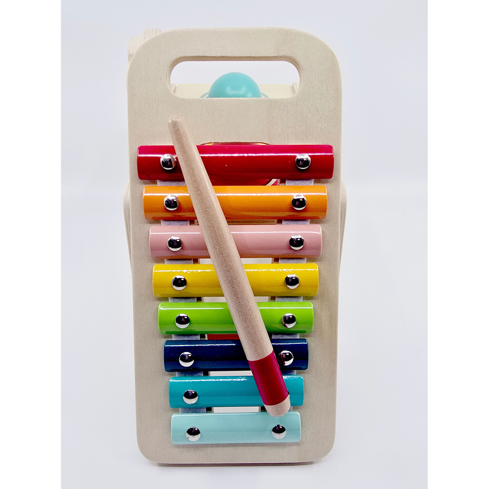 Jouet musical en bois – Xylophone & jeu à marteler