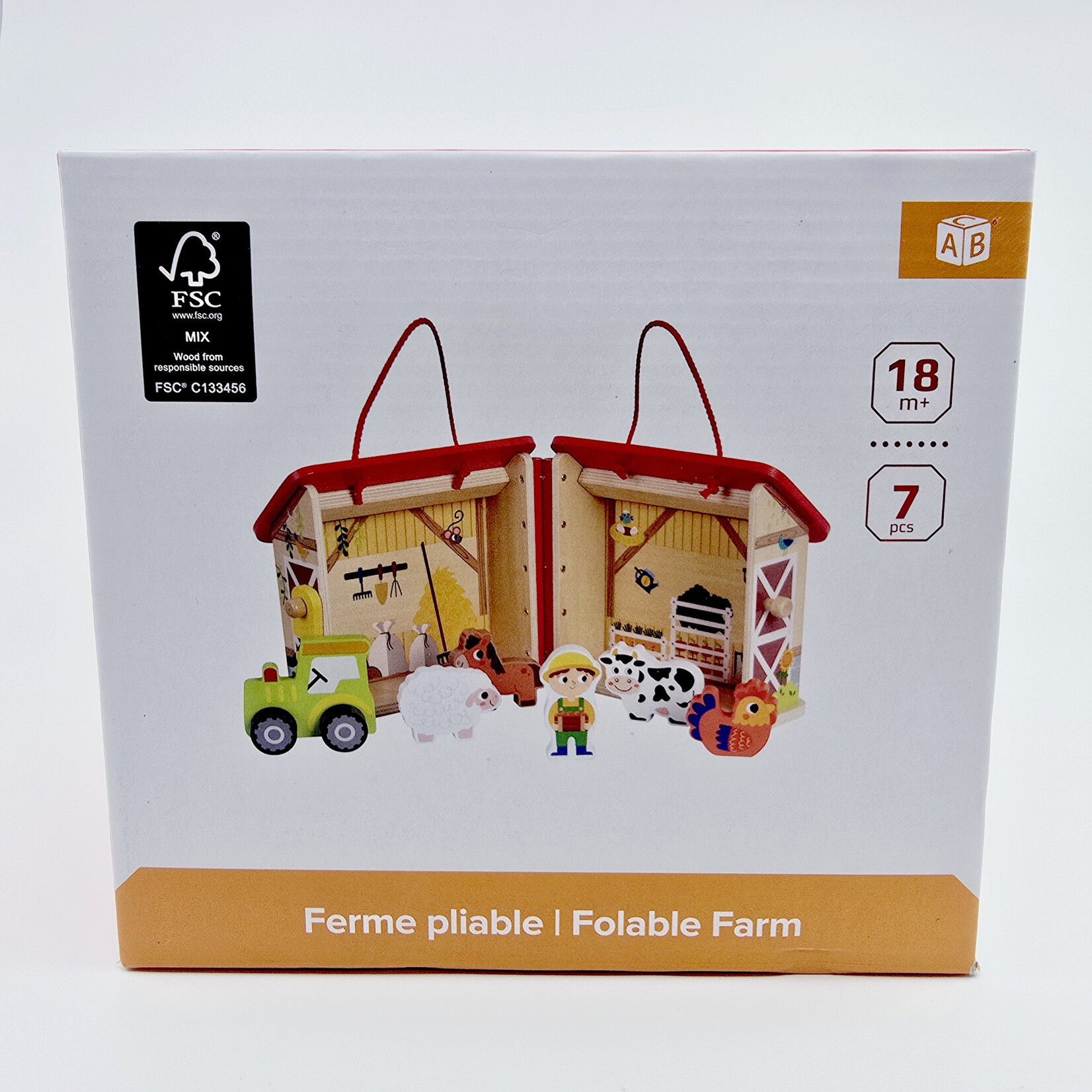 Ferme pliable en bois