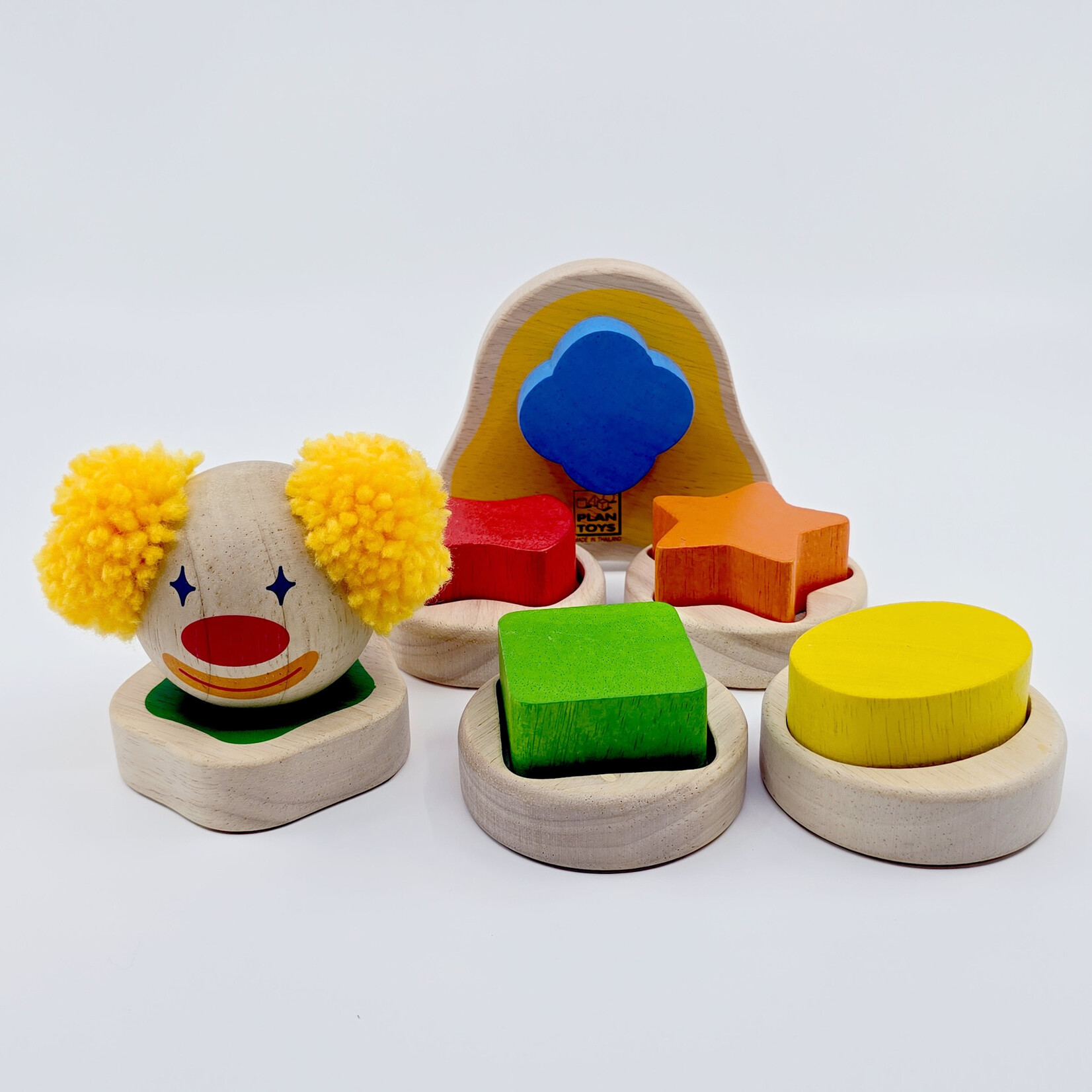 PlanToys Clown à empiler en bois