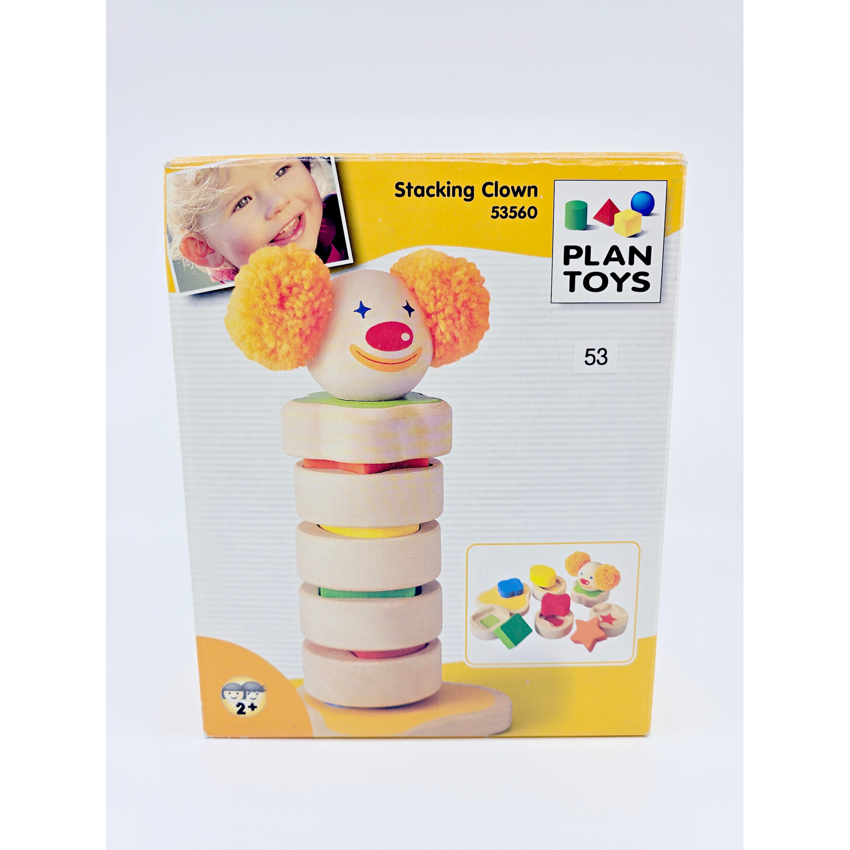 PlanToys Clown à empiler en bois