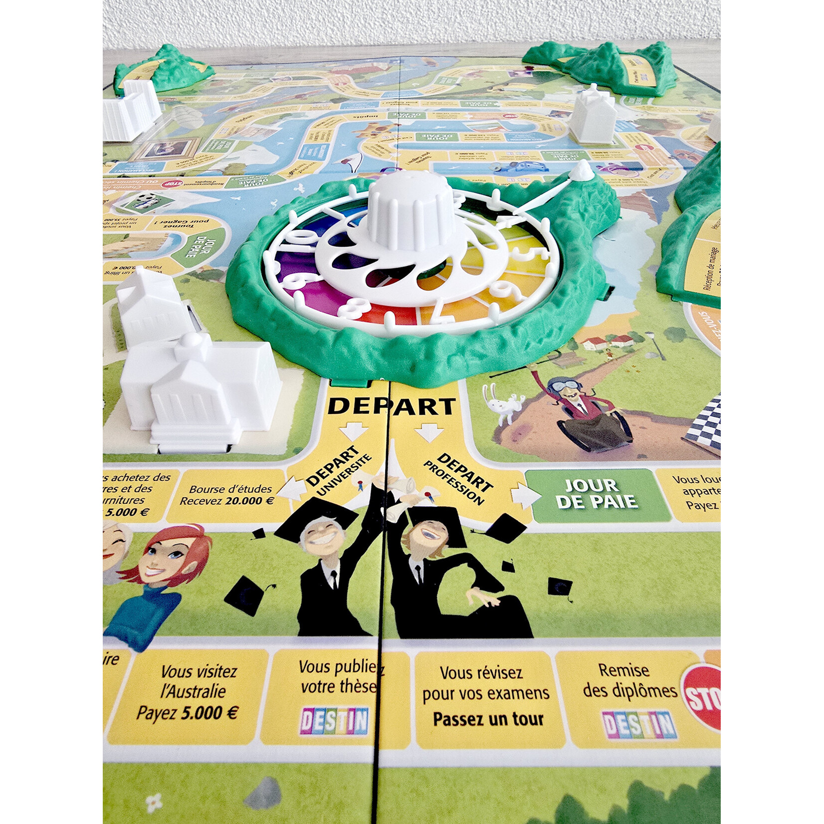 Hasbro DESTIN, le jeu de la vie : où vos choix vous mèneront-ils