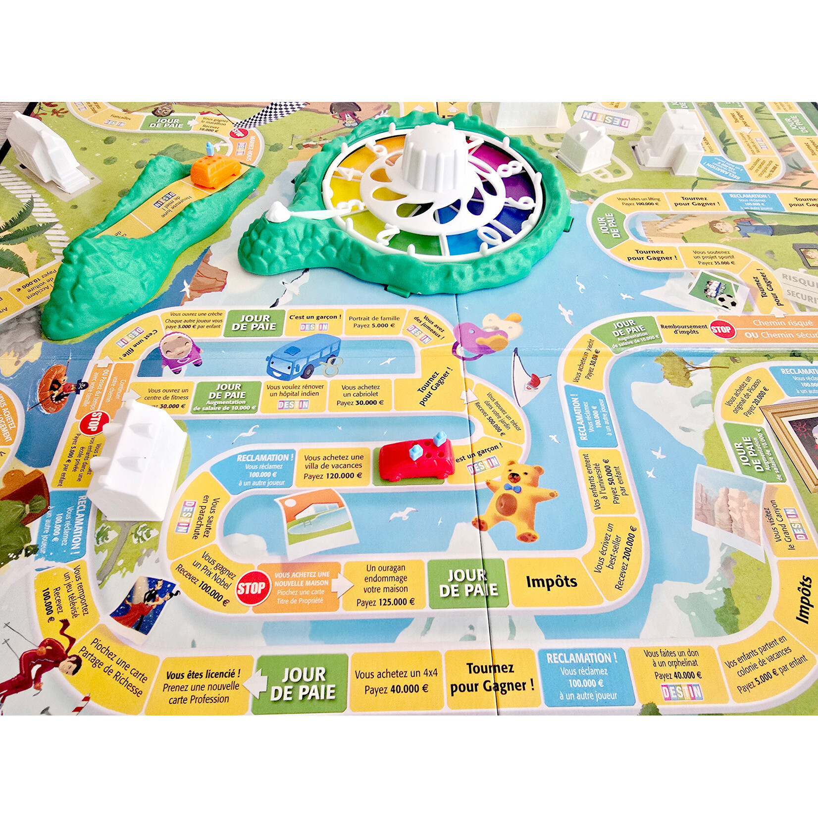 Hasbro DESTIN, le jeu de la vie : où vos choix vous mèneront-ils