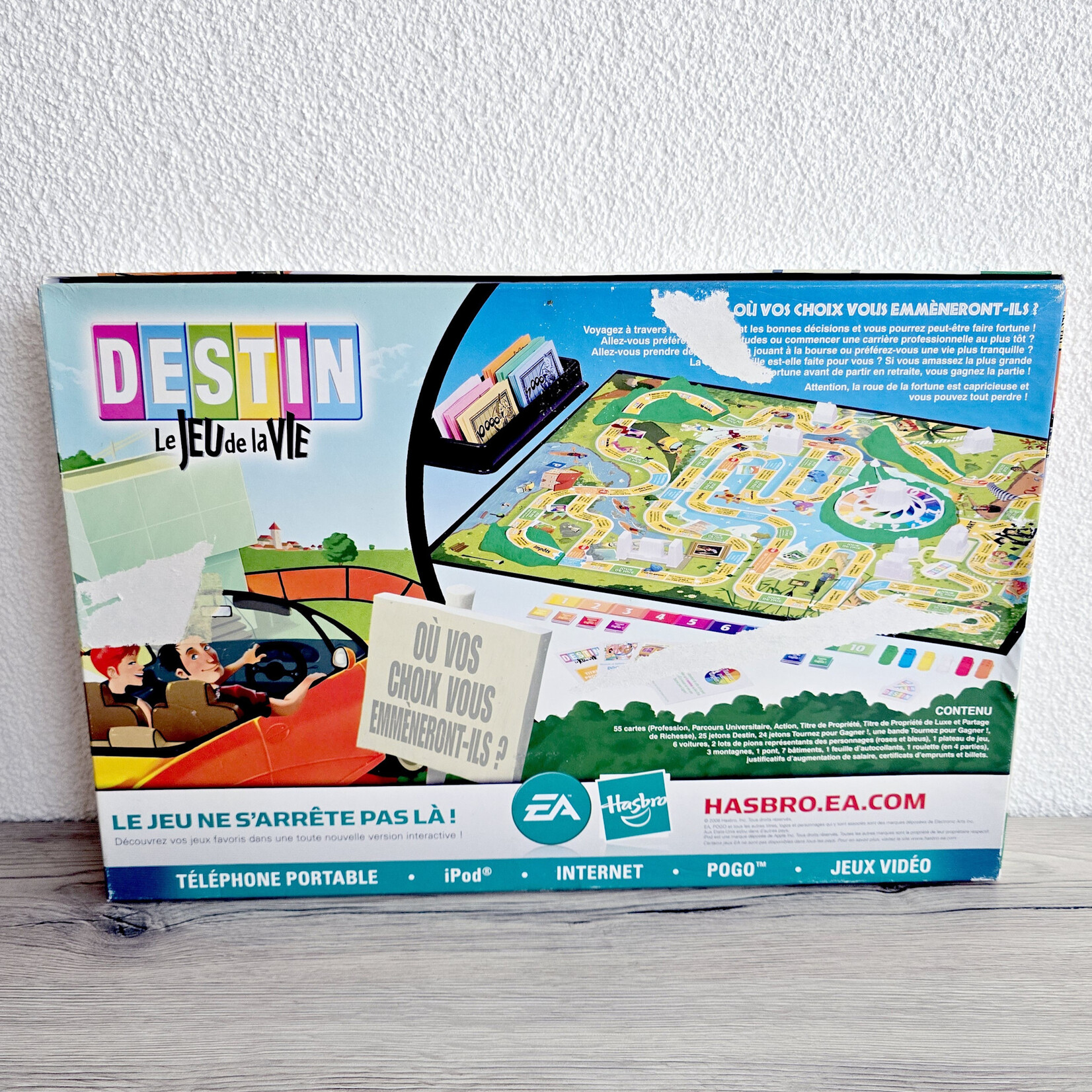 Hasbro DESTIN, le jeu de la vie : où vos choix vous mèneront-ils