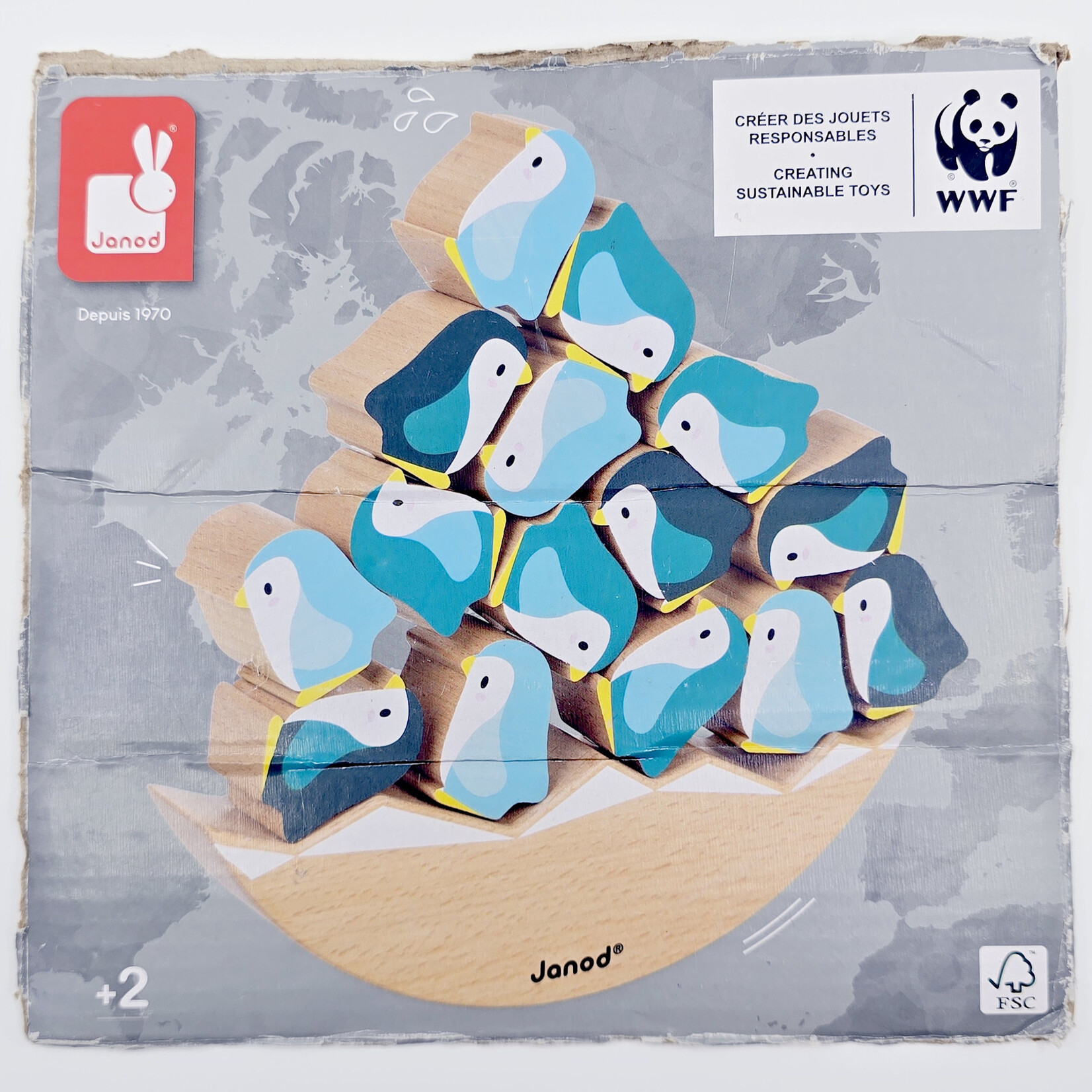 Janod Jeu d'équilibre Basculo Manchots de Janod