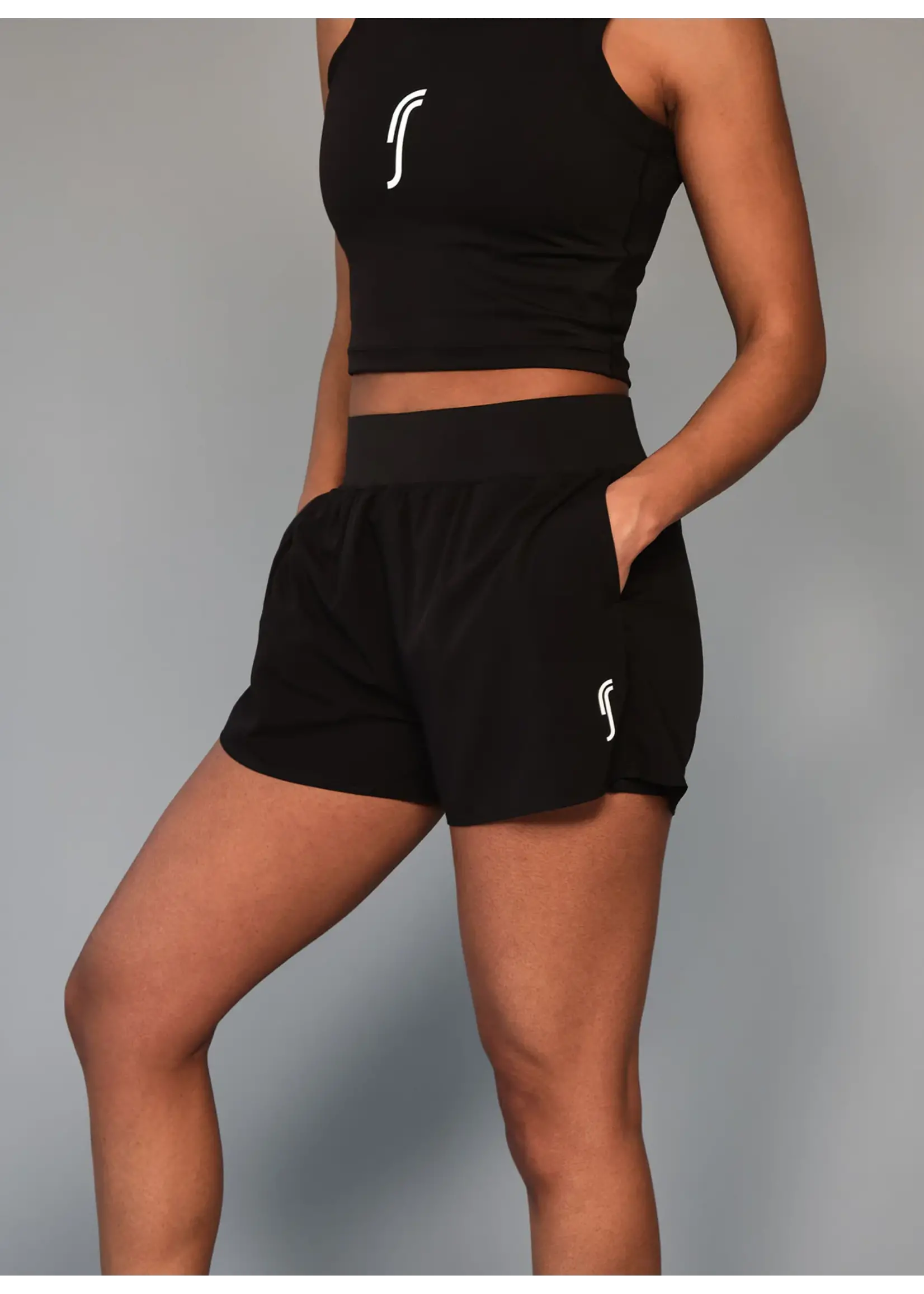 RS Women's Performance Court Shorts - 2 in 1 with Ball Pockets