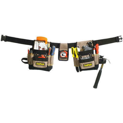ToolPack Gereedschapgordel met 2 tassen ToolPack Gereedschapgordel met 2 tassen