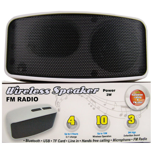 Compacte Bluetooth speaker met radio Compacte Bluetooth speaker met radio