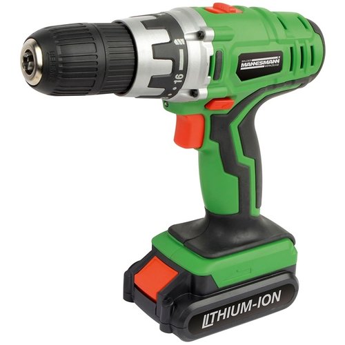 Bruder Mannesmann Brüder Mannesmann 18-Volt Li-ion accu boor- en schroefmachine Bruder Mannesmann Brüder Mannesmann 18-Volt Li-ion accu boor- en schroefmachine