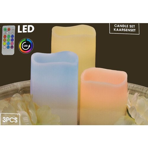 LED kaarsenset met afstandsbediening LED kaarsenset met afstandsbediening