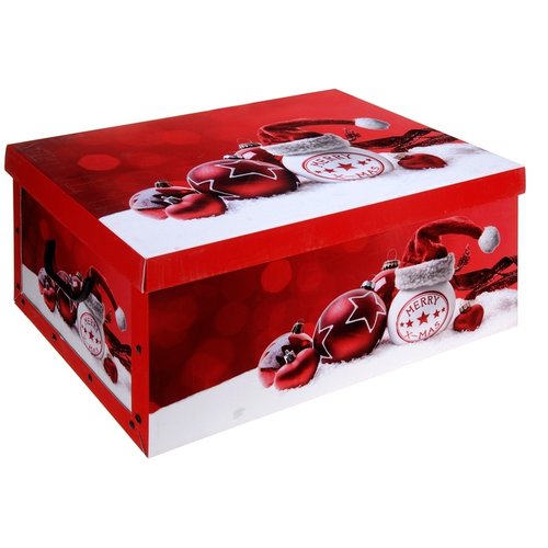 Opbergdoos kerst rood Opbergdoos kerst rood