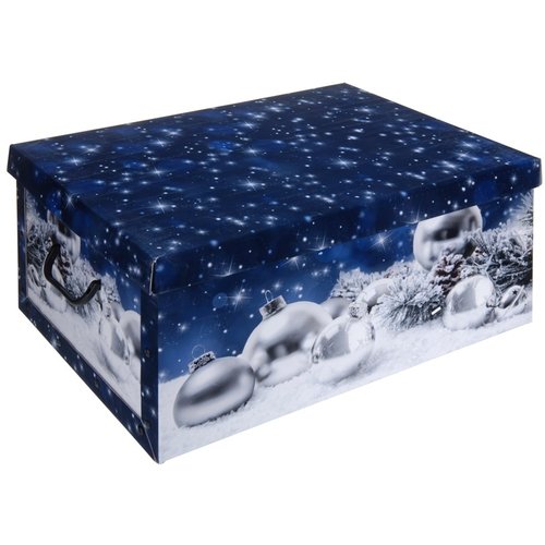 Opbergdoos kerst blauw Opbergdoos kerst blauw