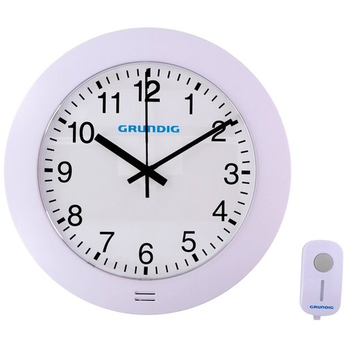 Grundig Wandklok met draadloze deurbel - Ø29cm Grundig Wandklok met draadloze deurbel - Ø29cm