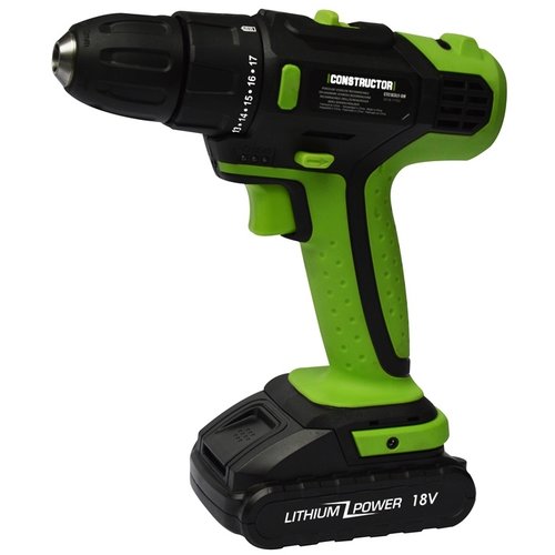 Constructor Accuboormachine - 18V - Li-ion 2000mAh Constructor Accuboormachine - 18V - Li-ion 2000mAh
