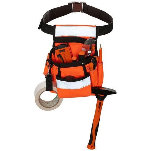 ToolPack Hi-Vis Traditionele gereedschapsgordel met 1 holster ToolPack Hi-Vis Traditionele gereedschapsgordel met 1 holster