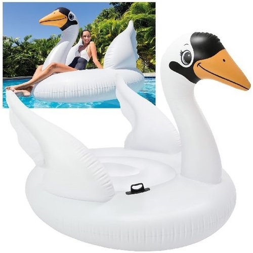 Intex Mega Opblaasbaar Zwaaneiland - 194cm Intex Mega Opblaasbaar Zwaaneiland - 194cm