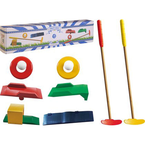 Outdoor Games Houten Golfset - 10-delig Outdoor Games Houten Golfset - 10-delig