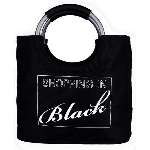 Boodschappentas "Shopping In Black" Boodschappentas "Shopping In Black"