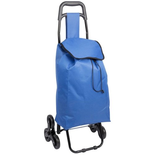 Boodschappentrolley - Handige Trappenloper - blauw Boodschappentrolley - Handige Trappenloper - blauw
