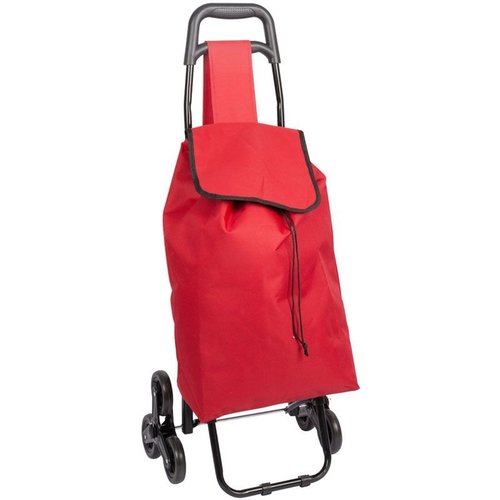 Boodschappentrolley - Handige Trappenloper - rood Boodschappentrolley - Handige Trappenloper - rood