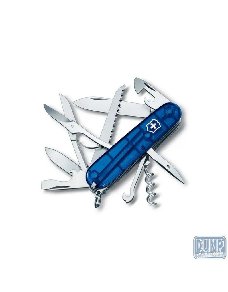 Victorinox Huntsman Blue Transparant zakmes