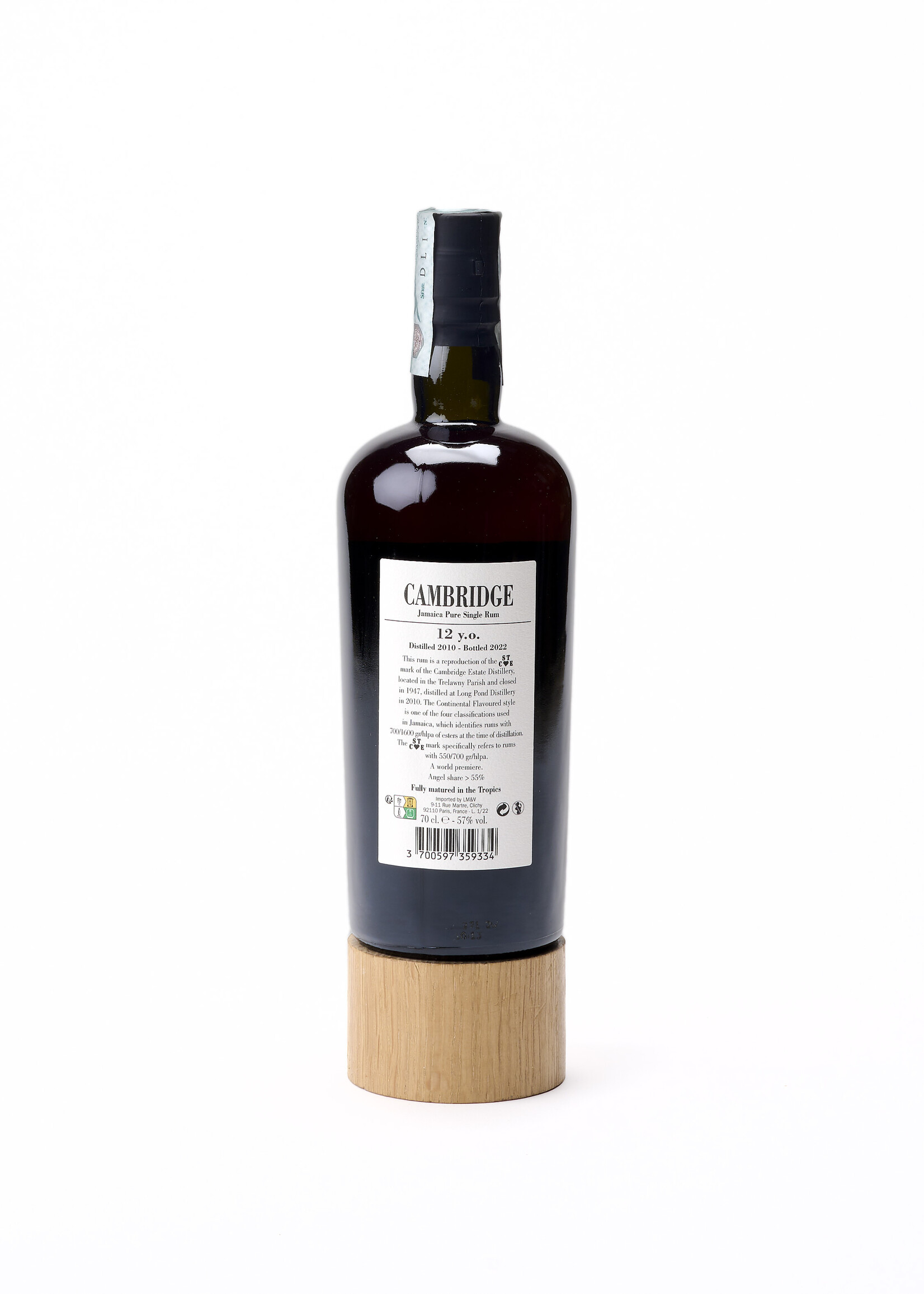 National Rums of Jamaica Cambridge National Rums of Jamaica 2010 (12 ans) 70cl