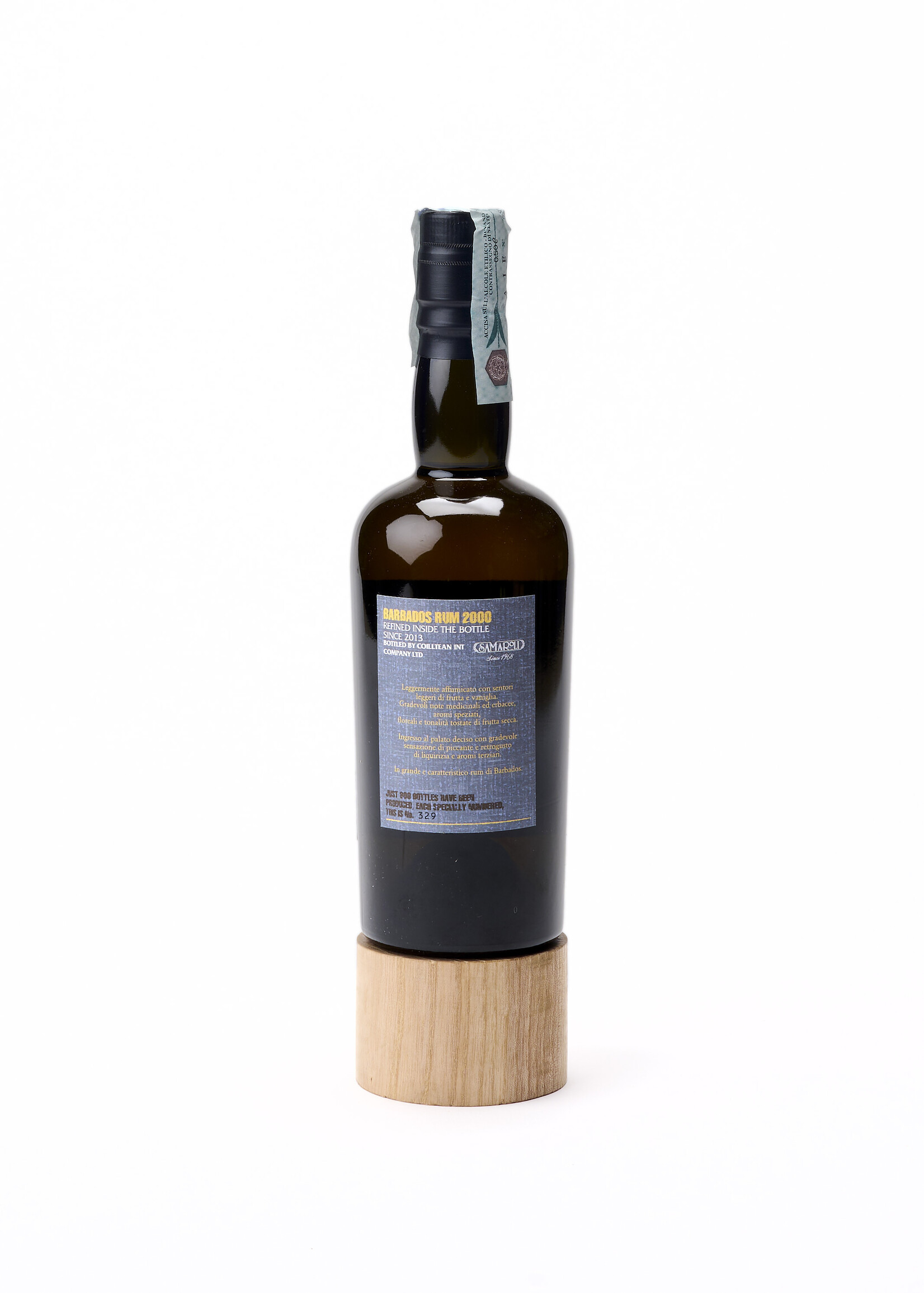 Samaroli Distillery Samaroli Barbados 2000 Samaroli's Rum Bottled 2013 (45%) 50cl