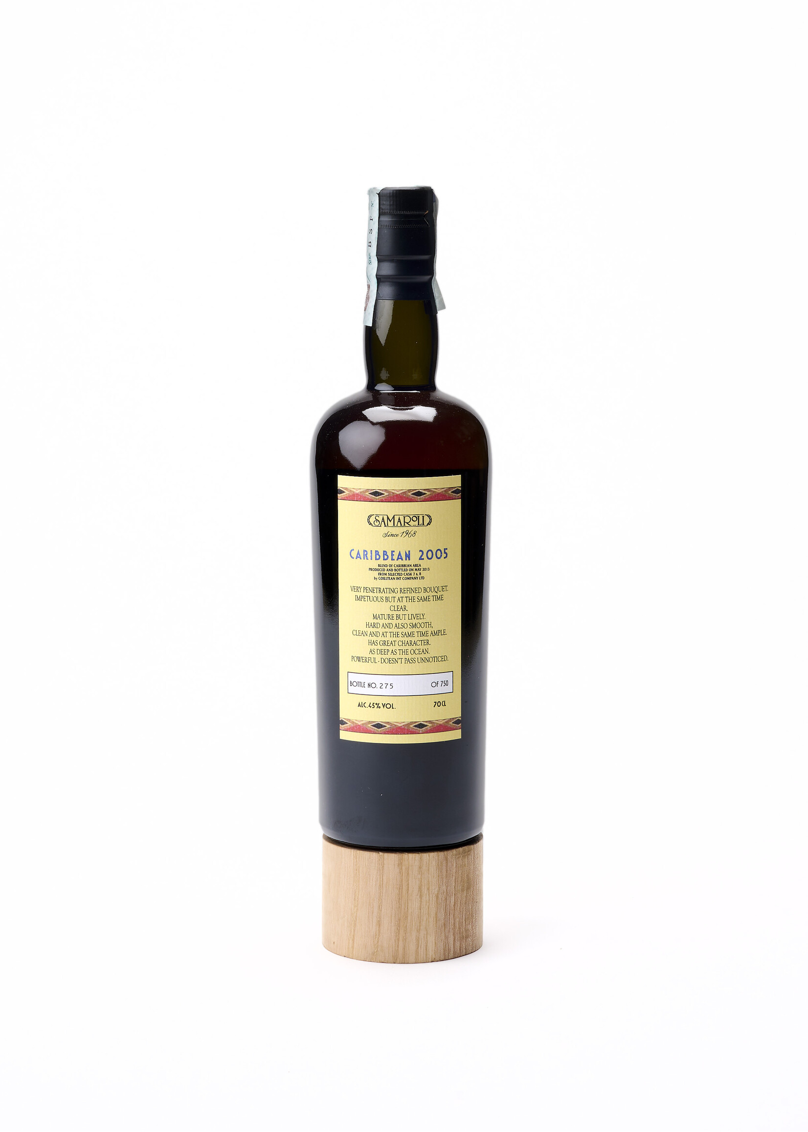 Samaroli Distillery Samaroli Caribbean 2005 Samaroli's Blended Rum Bottled in 2013 (45%) 70cl