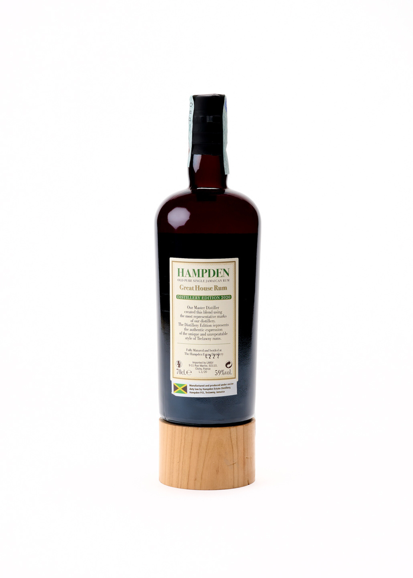 Hampden Hampden Estate The Hampden Great House Old Pure Single Jamaican Rum Distillery Edition 2020 70cl