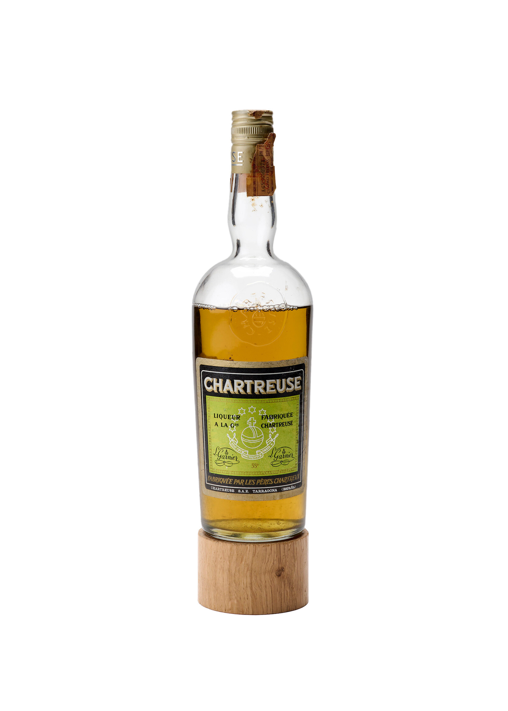 Chartreuse Chartreuse Verte Tarragone 1968-1973 70cl (Niveau Bas épaule)