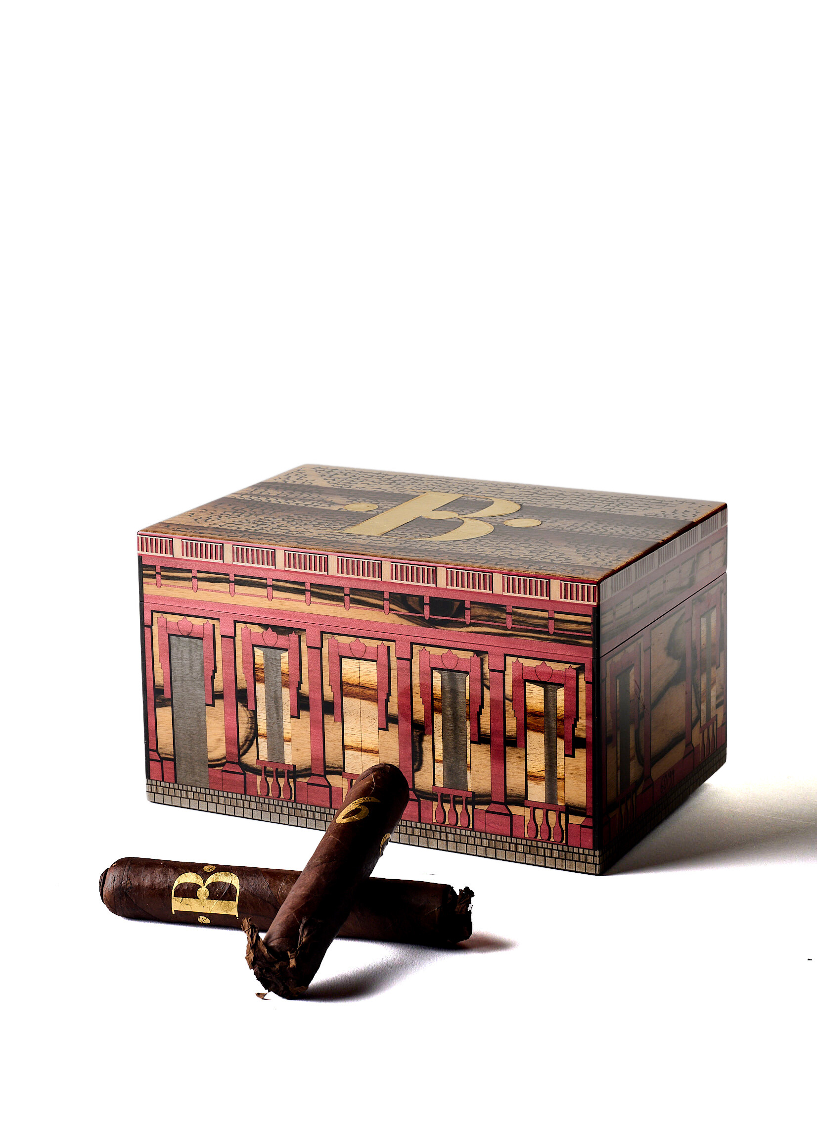 Cubata Cigares The luxury cigar cabinet of Elie Bleu Paris Limited Édition 99/99 (30 Cigares 6 ans)