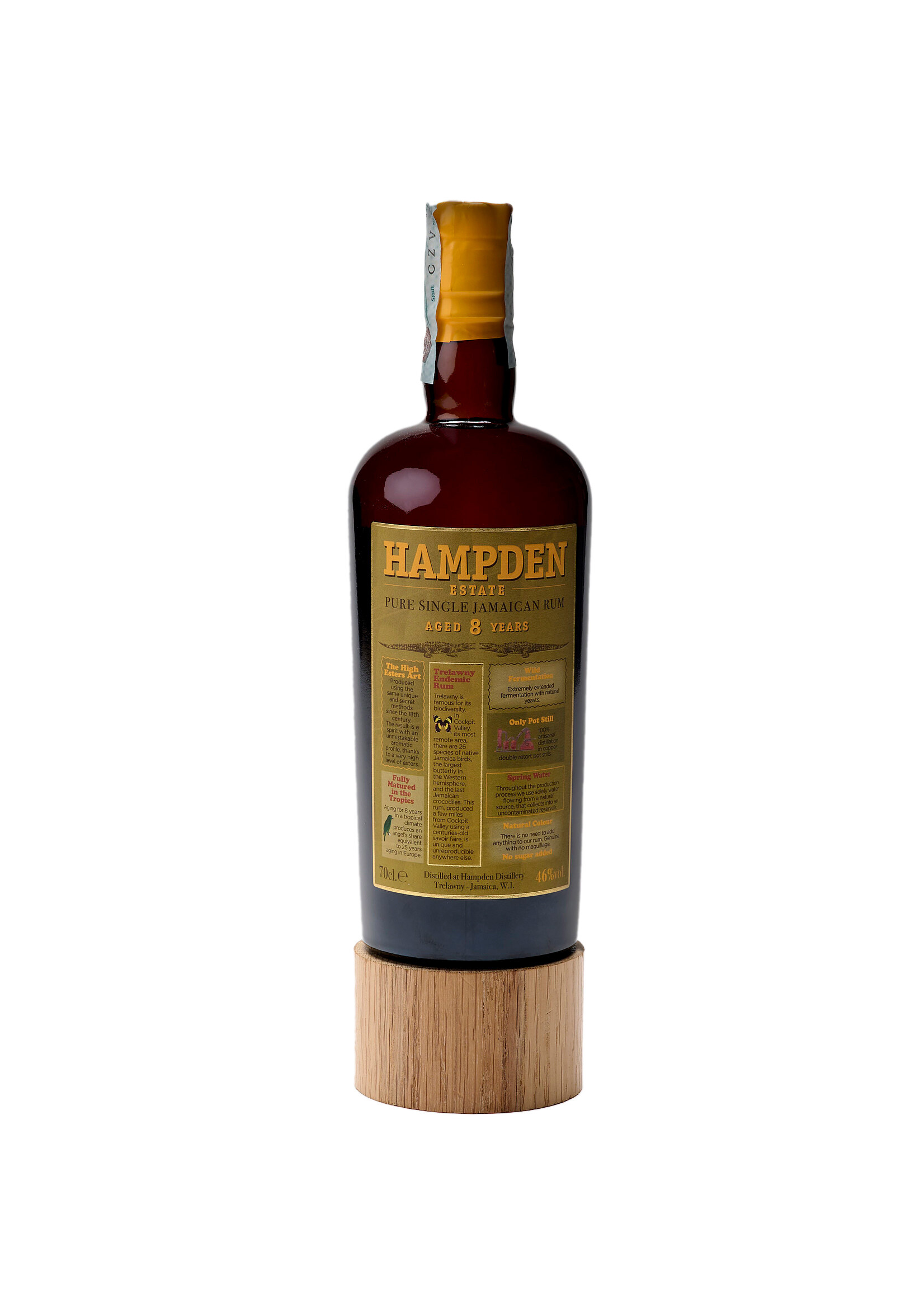 Hampden Hampden Estate Pure Single Jamaican Rum 8 Years Old (46%) 70cl