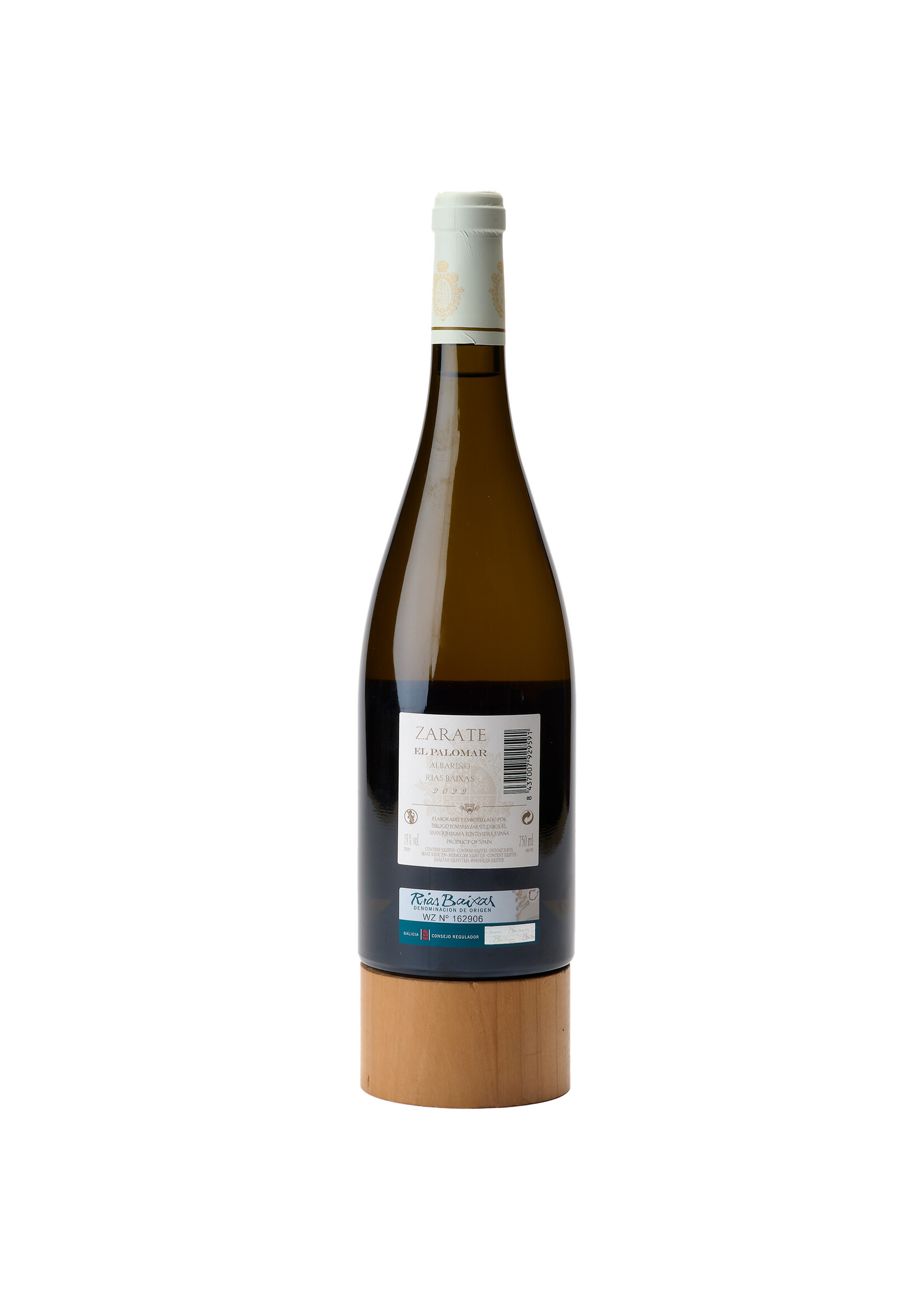 Bodegas Zarate Bodegas Zarate Albariño "El Palomar" DO Rías Baixas 2022 75cl