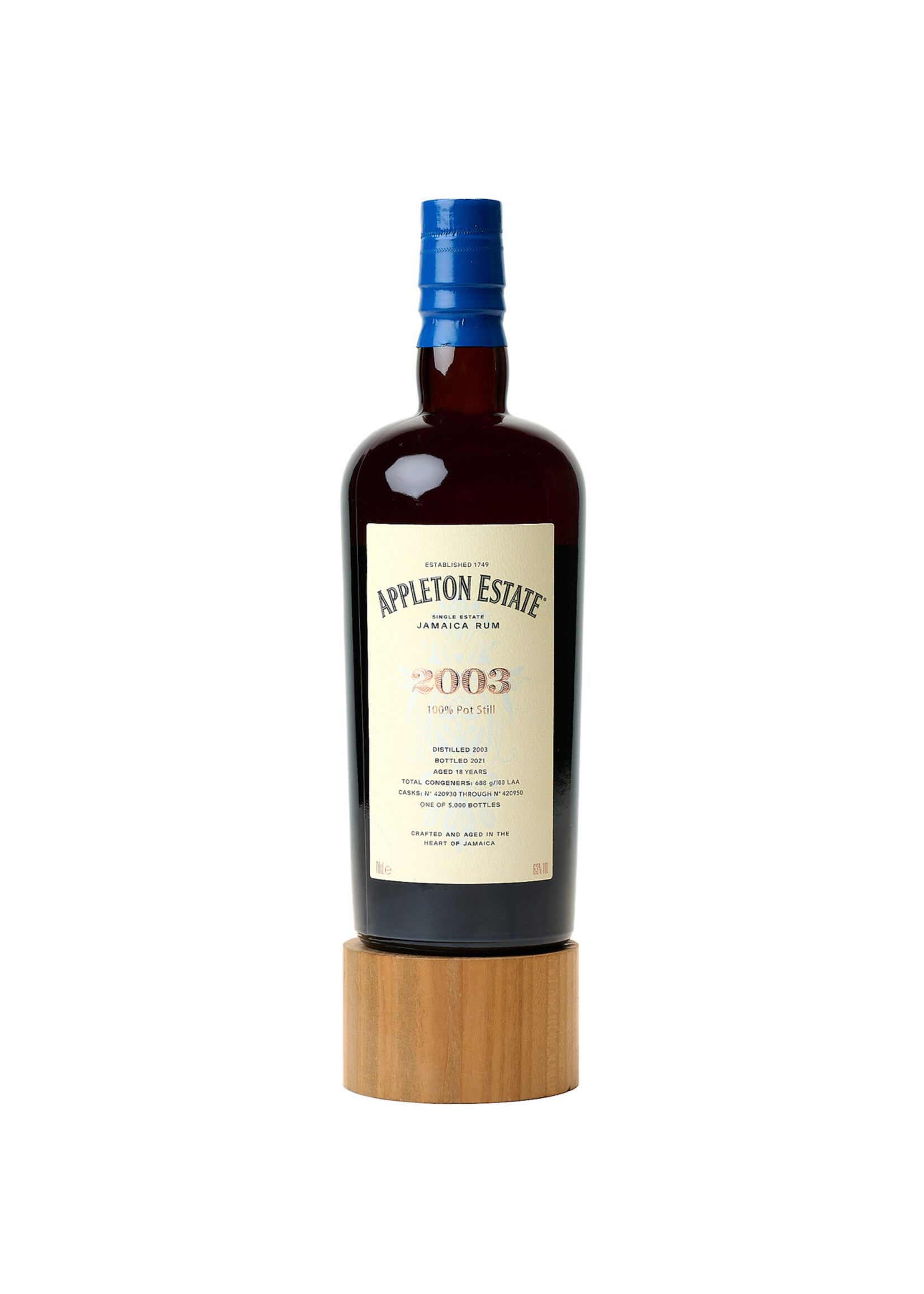 Appleton Estate Appleton Estate Heart Collection Single Estate Jamaican Rum 2003 Bottled in 2021 70cl