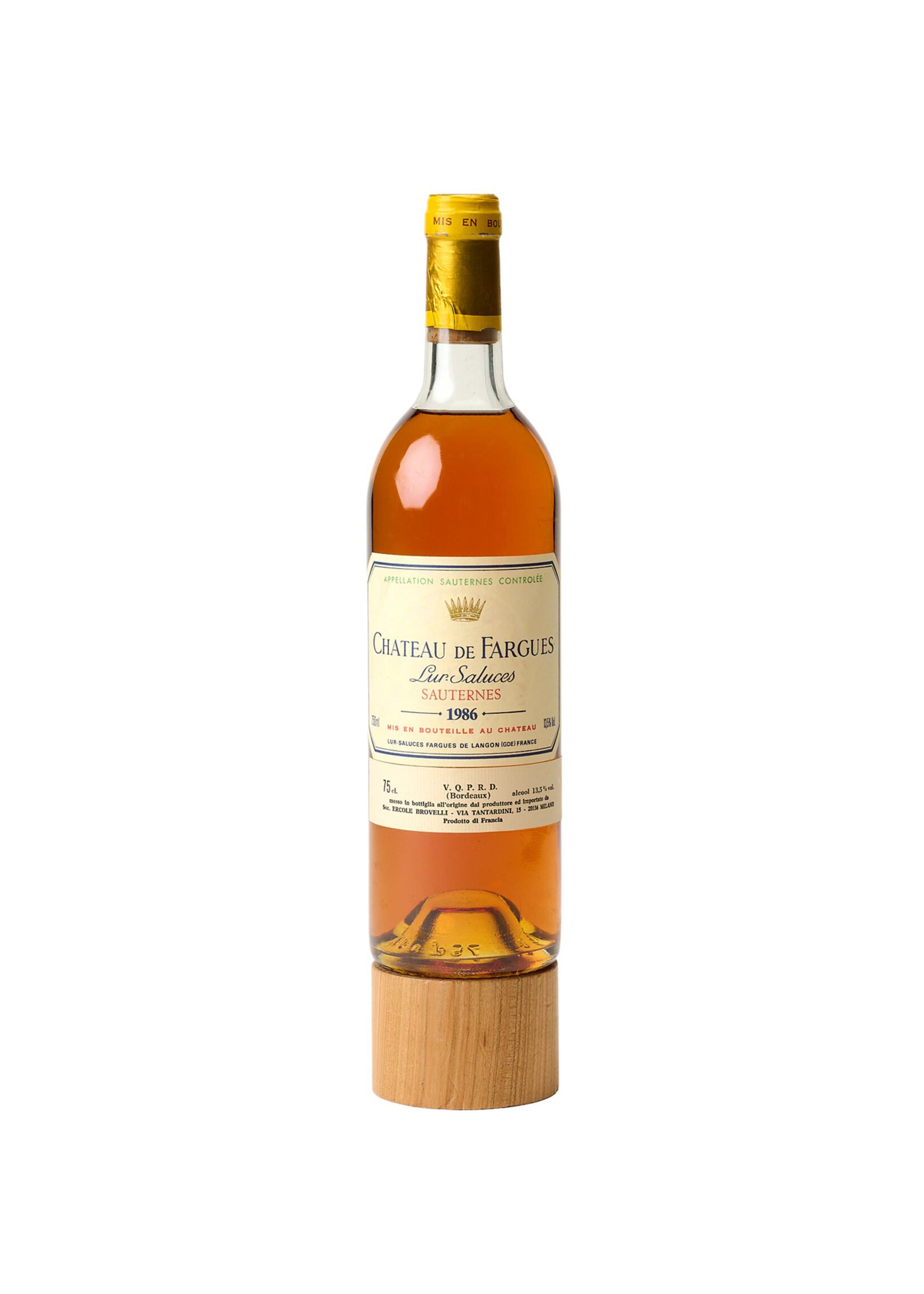 Château de Fargues Sauternes Château De Fargues 1986 75cl