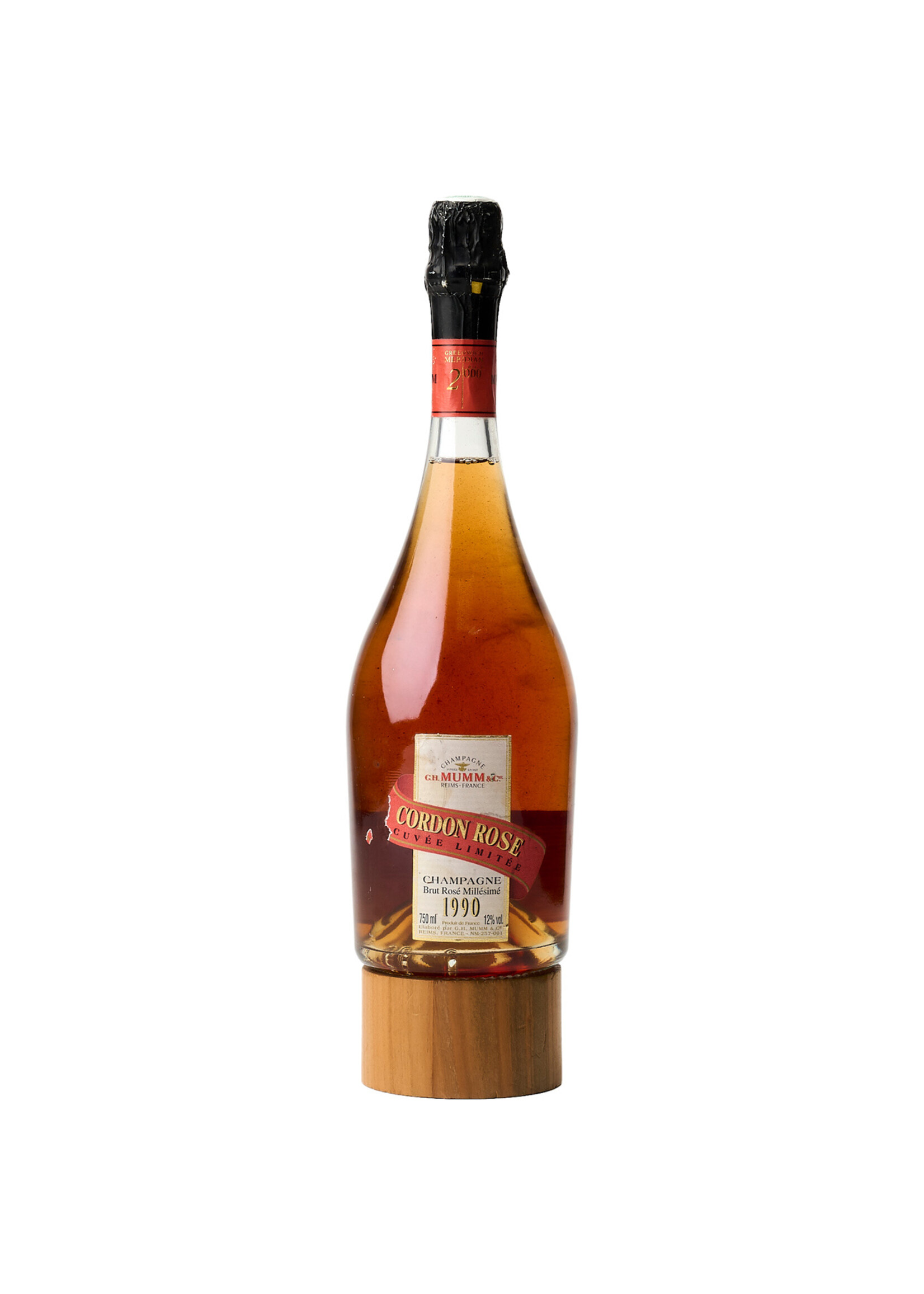 Mumm Champagne Mumm Cordon Rosé Brut Millésimé 1990 75cl