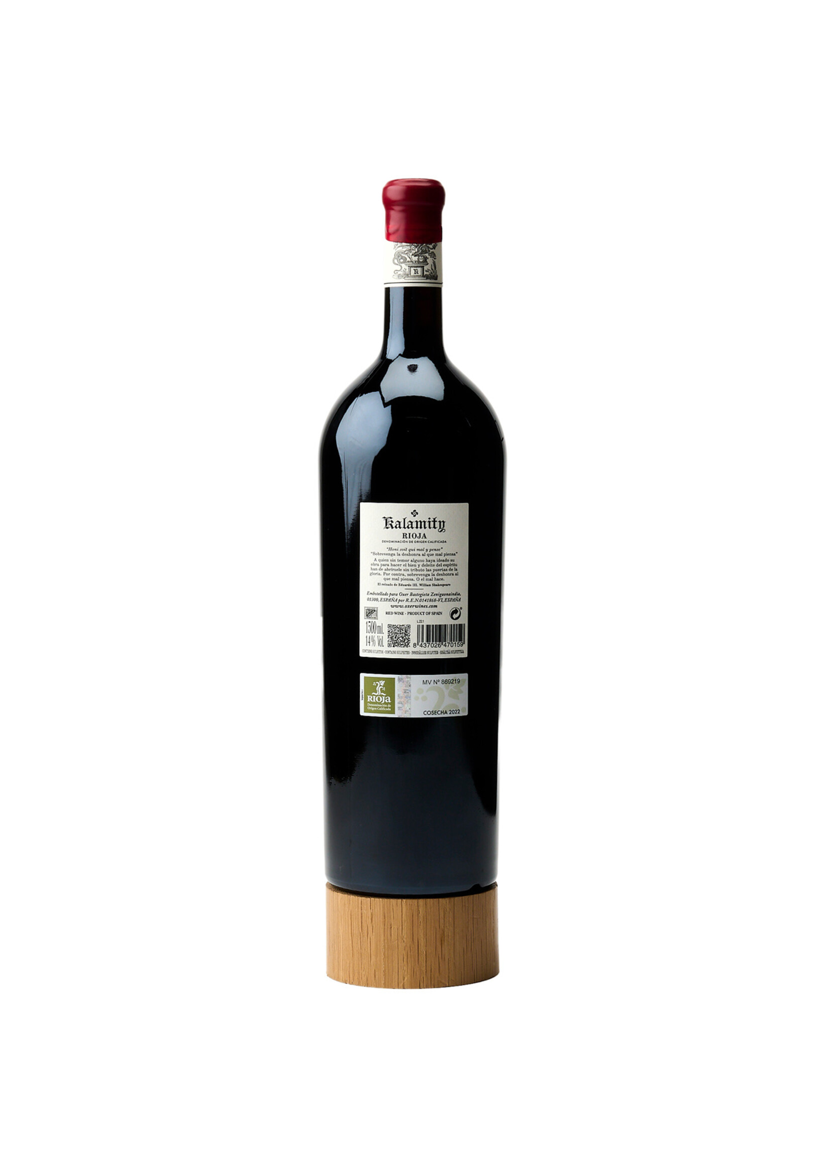 Oxer Wines Oxer Wines Kalamity Tinto Rioja 2022 150cl