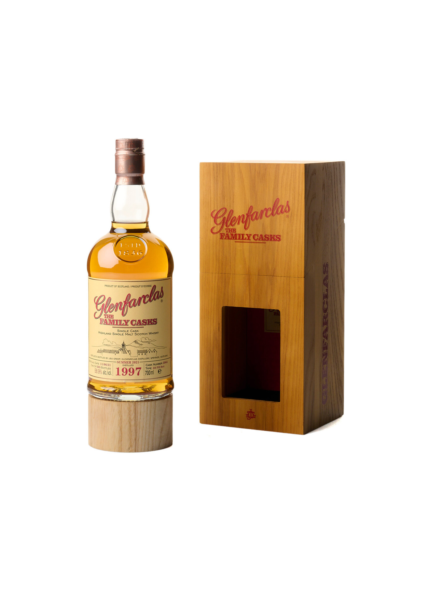 Glenfarclas Glenfarclas The Family Casks Single Cask Single Malt Scotch Whisky 1997 70cl