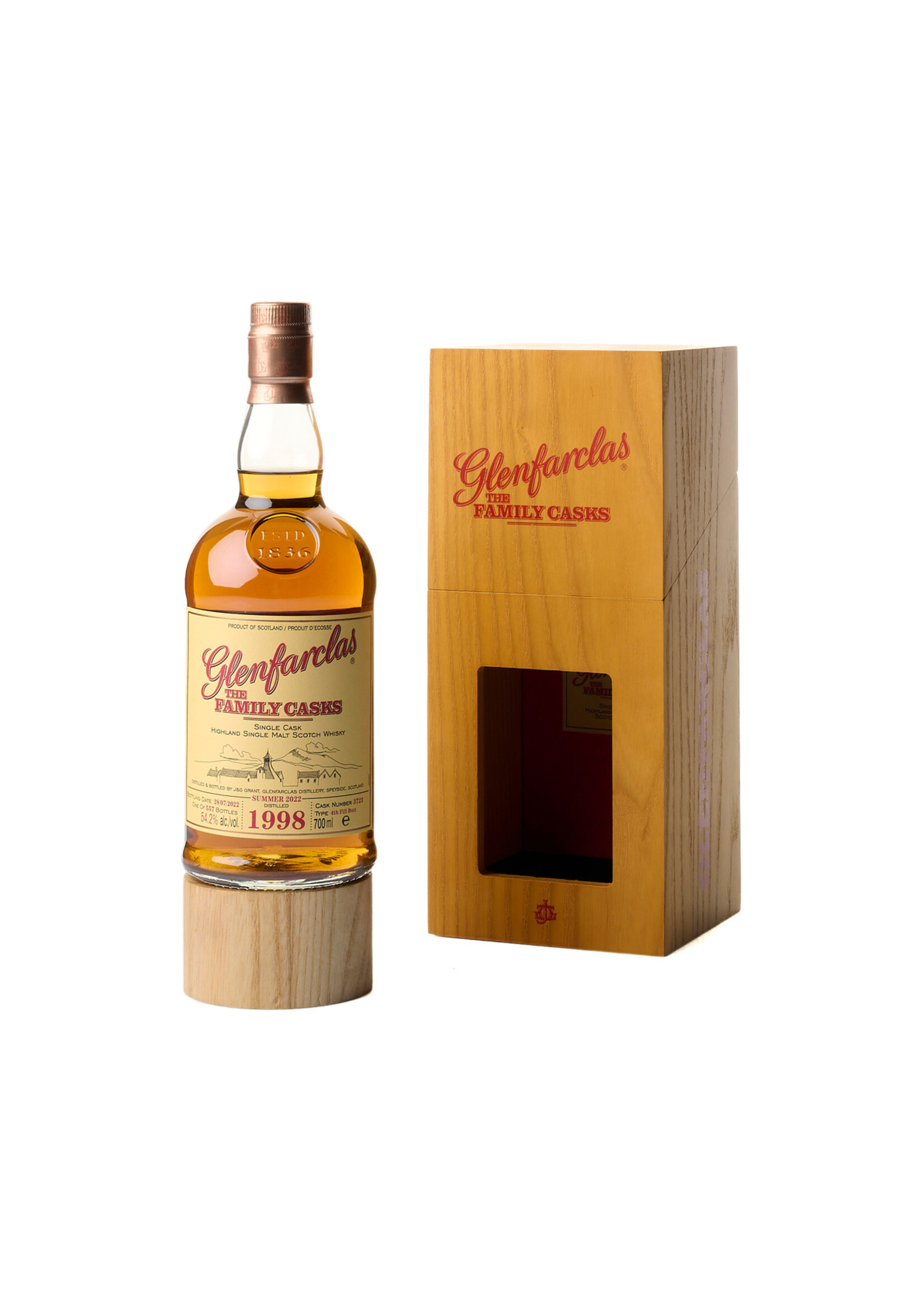 Glenfarclas Glenfarclas The Family Casks Single Cask Single Malt Scotch Whisky 1998 70cl