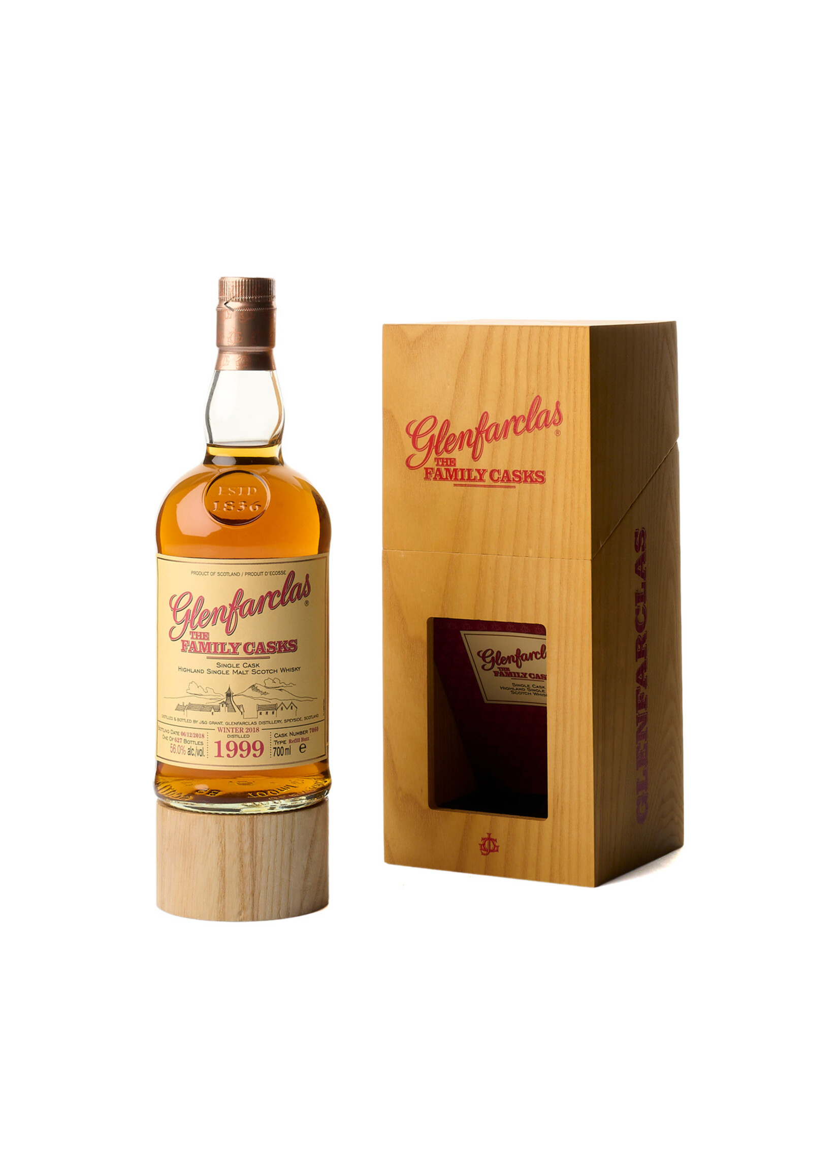 Glenfarclas Glenfarclas The Family Casks Single Cask Single Malt Scotch Whisky 1999 70cl