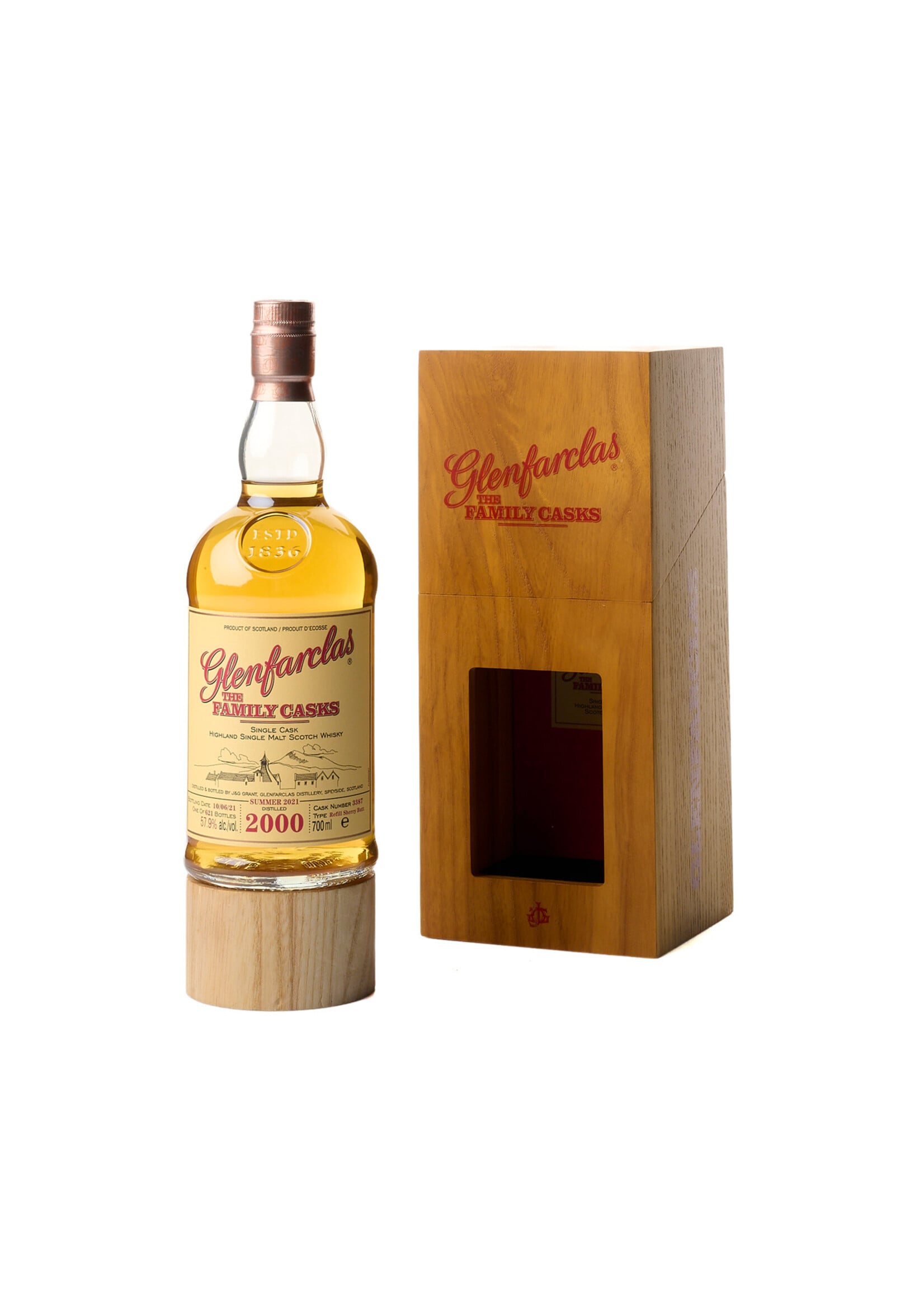 Glenfarclas Glenfarclas The Family Casks Single Cask Single Malt Scotch Whisky 2000 70cl
