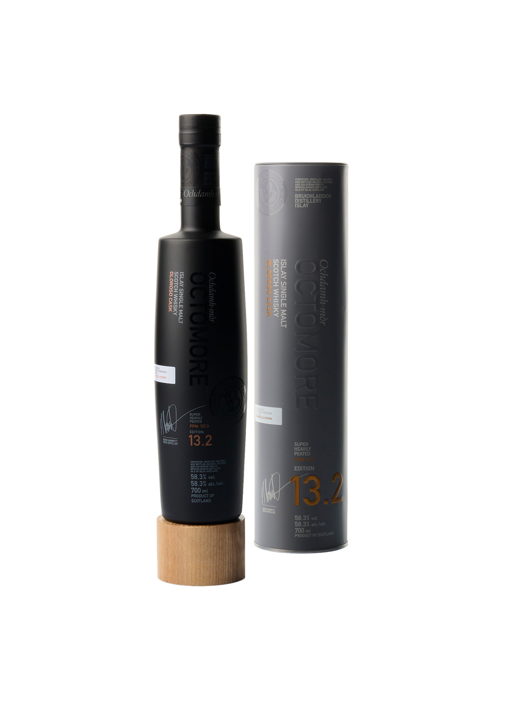 Bruichladdich Distillery Islay Octomore Edition 13.2 Super Heavily Peated Single Malt Scotch Whisky 2015 70cl