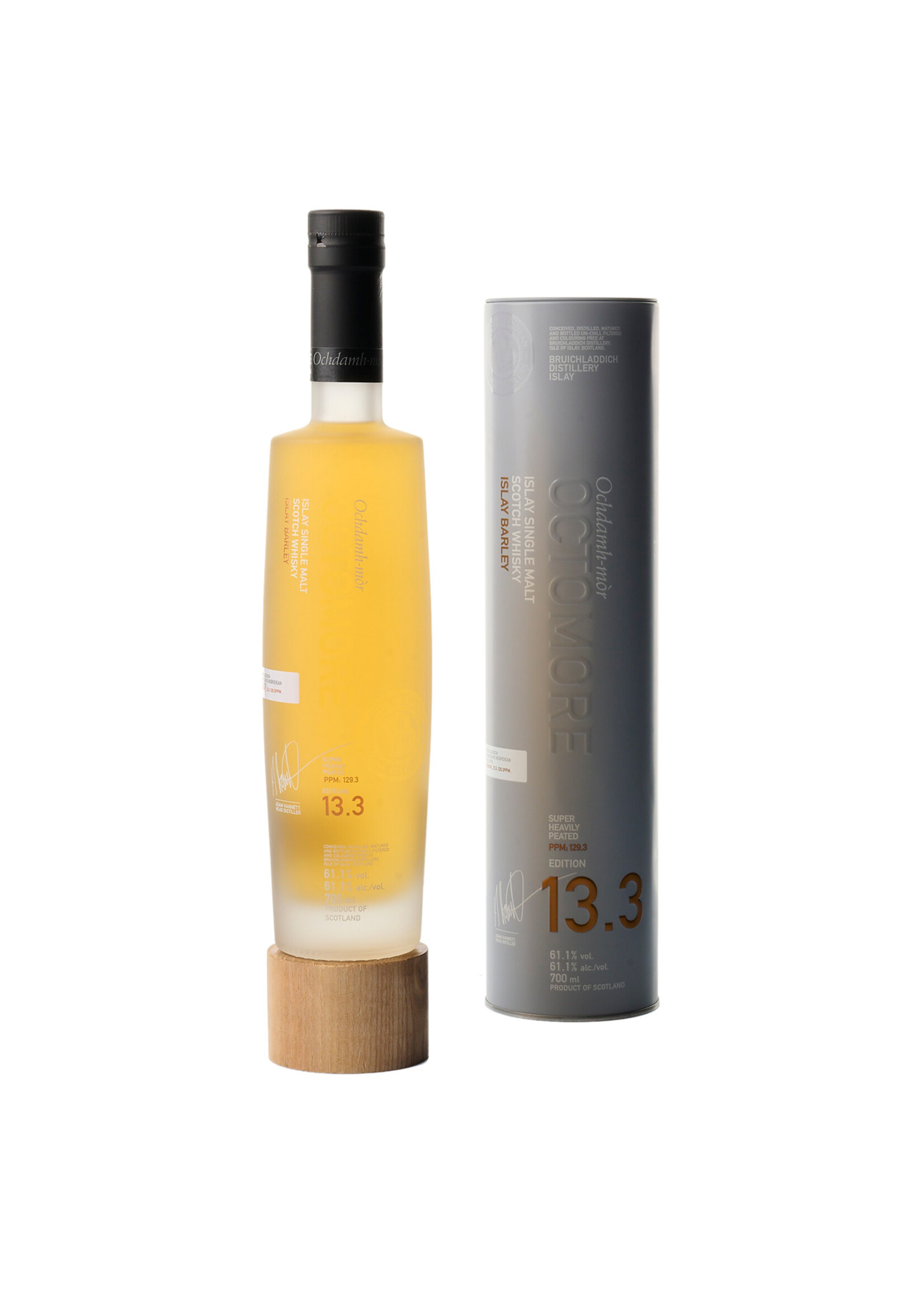 Bruichladdich Distillery Islay Octomore Edition 13.3 Super Heavily Peated Single Malt Scotch Whisky 2015 70cl