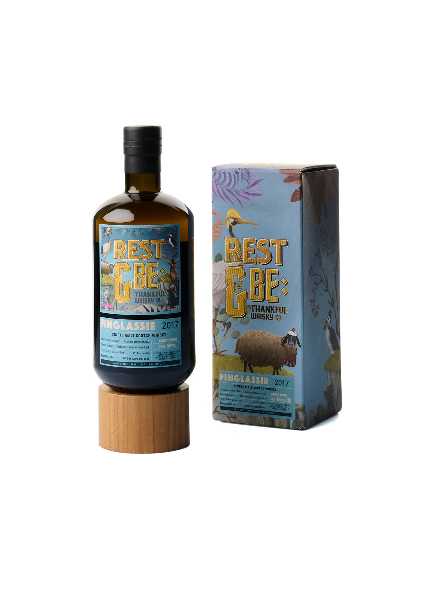 Rest & Be Thankful Whisky Company Rest & Be Thankful Whisky Company "Finglassie" 5 Years Old Single Malt Scotch Whisky 2017 70cl
