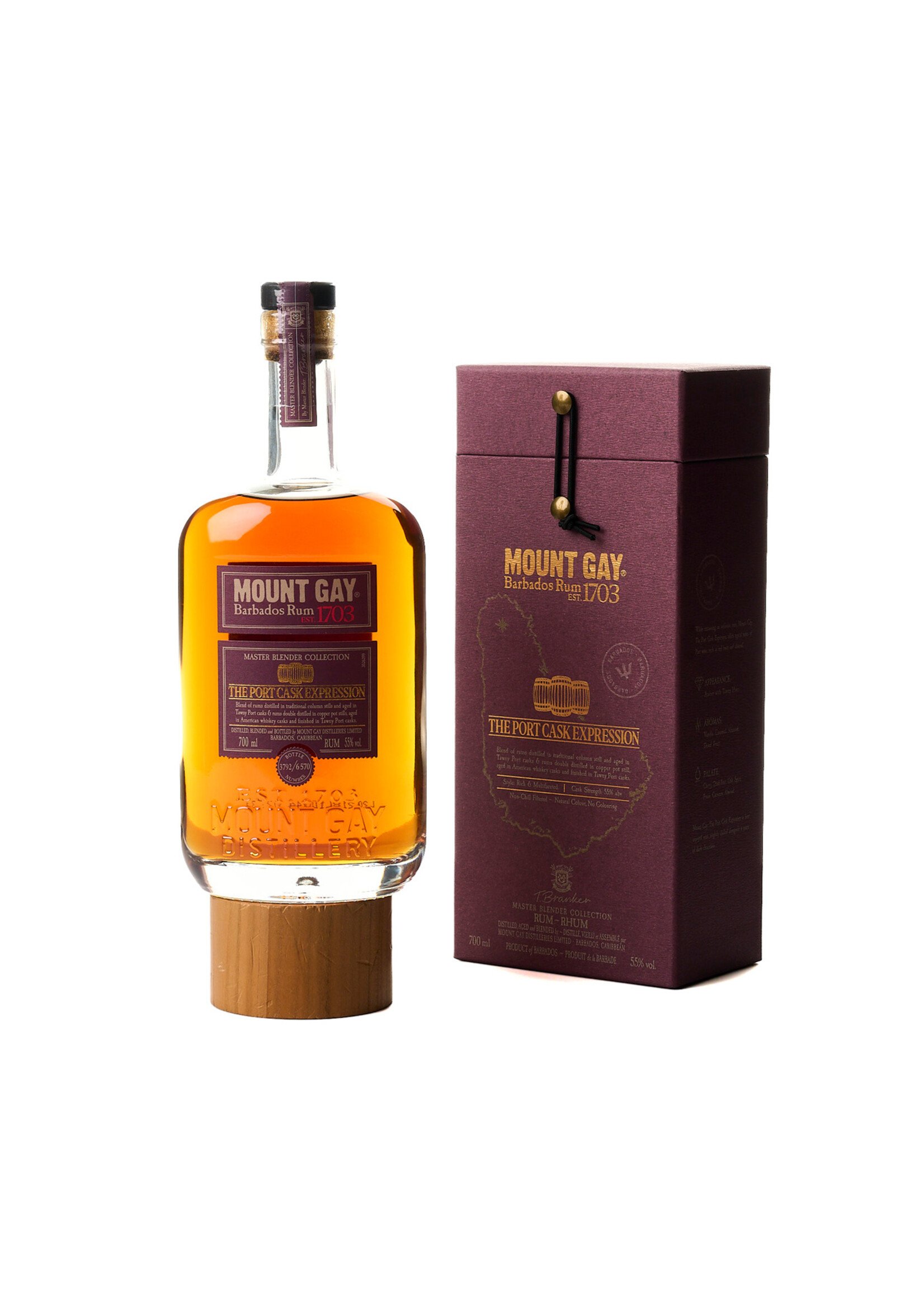 Mount Gay Mount Gay Barbados Rum 1703 The Port Cask Expression 70cl