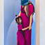 Sarae Jumpsuit MOM - Magenta