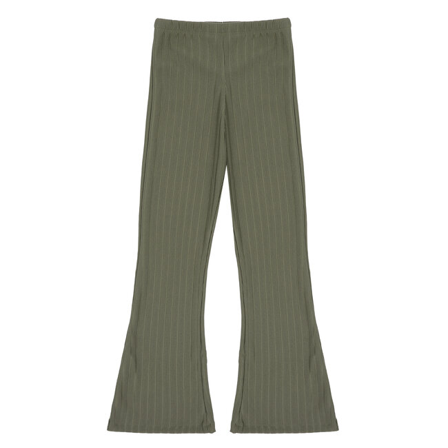 JACKY PANTS - RIBBED OLIVE