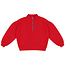 Jacky Sue ZOE ZIP SWEATER - HEART RED